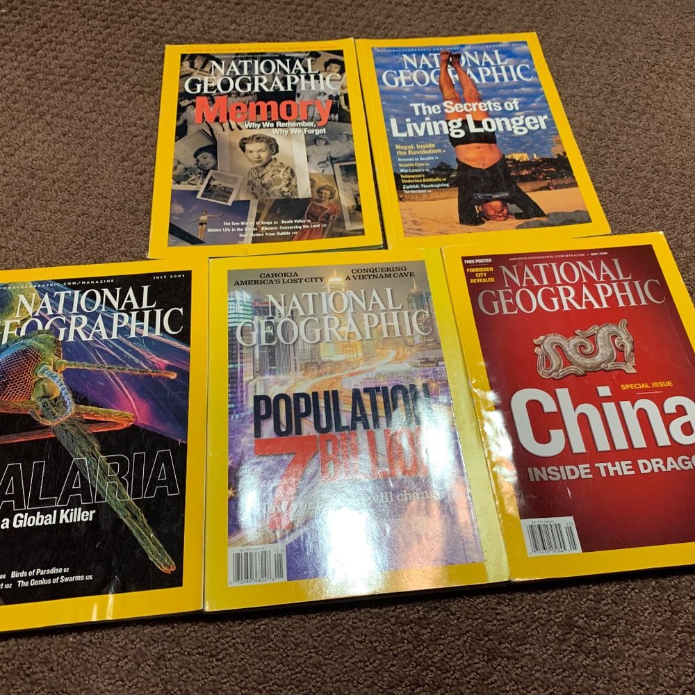 Lot of National Geographic Magazines